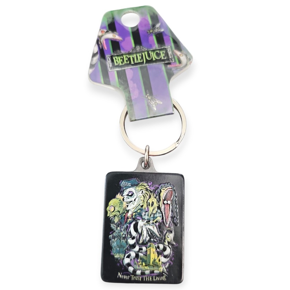 2021 Universal Studios Halloween Horror Nights Beetlejuice Keychain NEW